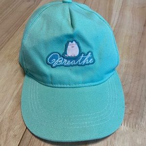 Pusheen Box EXCLUSIVE “Breathe” baseball cap / hat from the Spring 2021 box